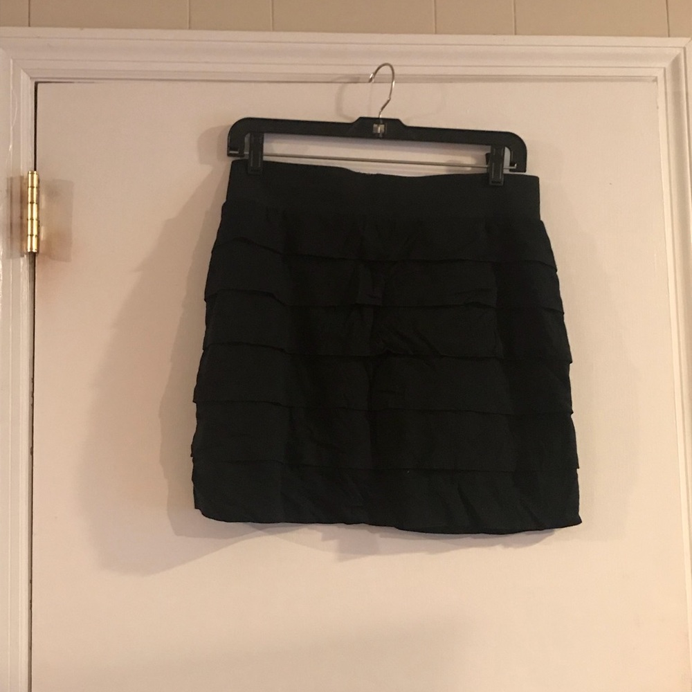 Express black mini skirt